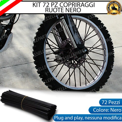 Kit copriraggi ruote moto nero - ruote,